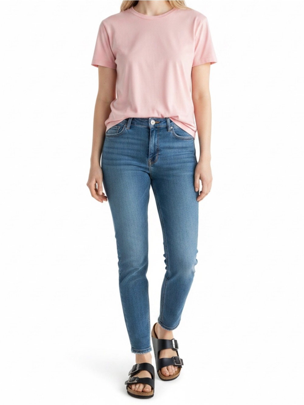 Calvin Klein Jeans Mid-Blue High-Rise Skinny Jeans